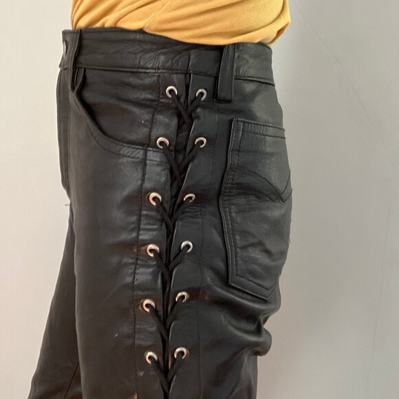 Texas Leather, Size 4, black pants - Picture 1 of 9